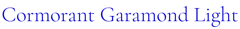 Cormorant Garamond Light フォント